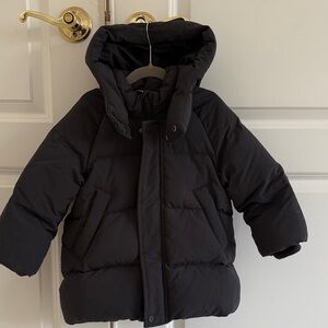 Zara Kids Black Puffer Jacket